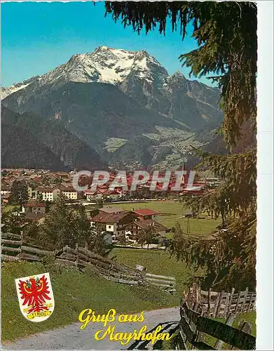 Cartes postales moderne A 6290 Mayrhofen Zillertal Blick Grunberg 2867m