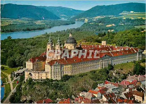 Moderne Karte Benediktinerstift Melk a d Donau