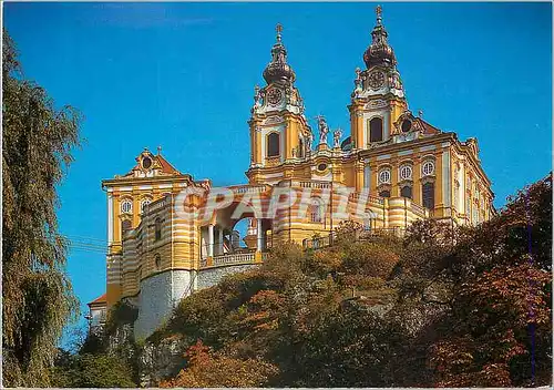 Cartes postales moderne Stift Melk Westansicht