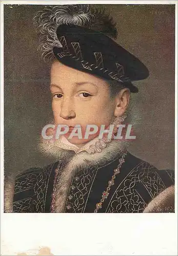 Cartes postales moderne Francois Clouet (1522 1572) Karl IX Von Frankreich ( Wien Kunsthistorisches Museum)