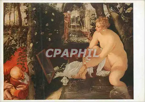 Cartes postales moderne Jacopo Tintoretto (1518 1594) Susanne and the Two Elders (Wien Kunsthistorisches Museum)