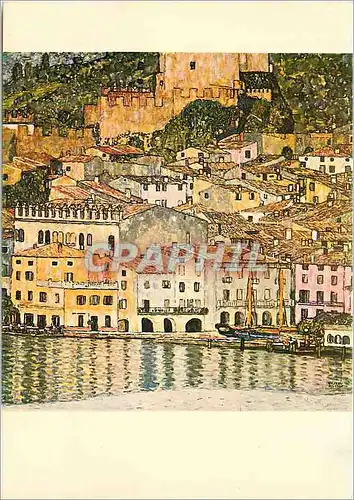 Cartes postales moderne Gustav Klimt (1862 1918) MAlcesine am Gardasee 1913 ol auf Leinwand