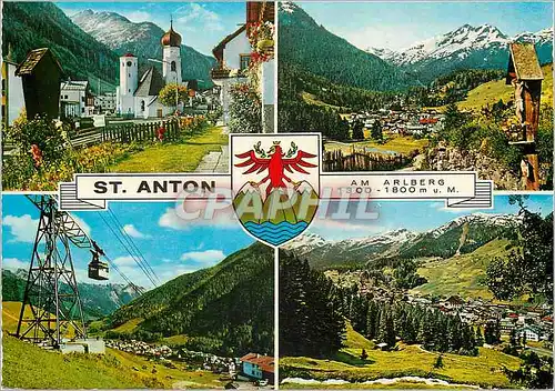 Cartes postales moderne St Anton Am Arlberg 1300 1800m