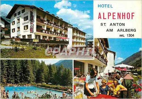 Cartes postales moderne Hotel Alpenhof St Anton Am Arlberg mt 1304 Tirol Austria