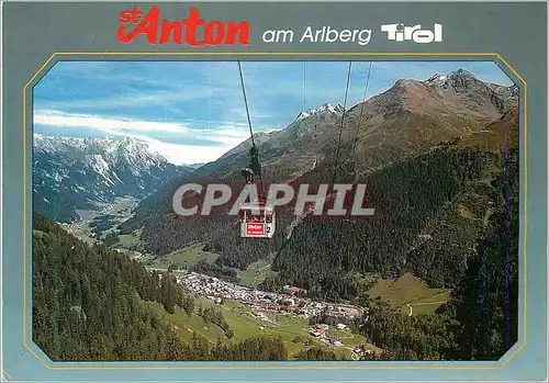 Cartes postales moderne St Anton am Arlberg Tirol mit Galzigbahn