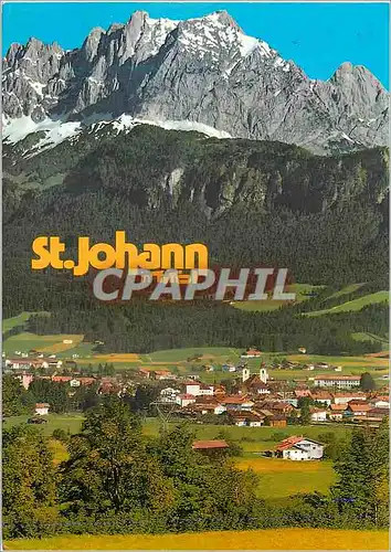 Moderne Karte Luftkurort St Johann in Tirol Mit Wilden Kaiser