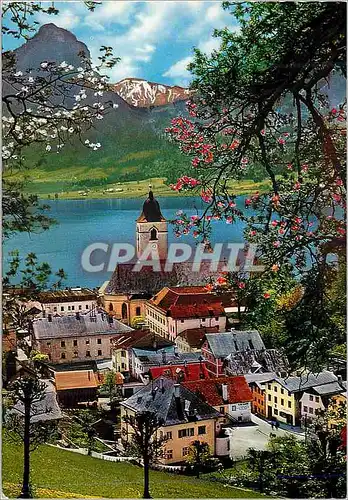 Cartes postales moderne Salzkammergut Austria St Wokfgang Vom Kalvarienberg Gegen den Sparber