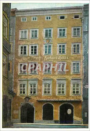 Cartes postales moderne Mozarts Geburt