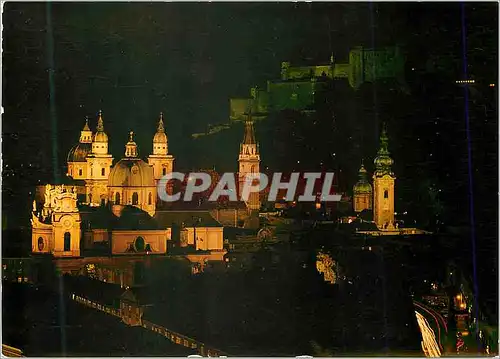 Moderne Karte Salzburg by Night