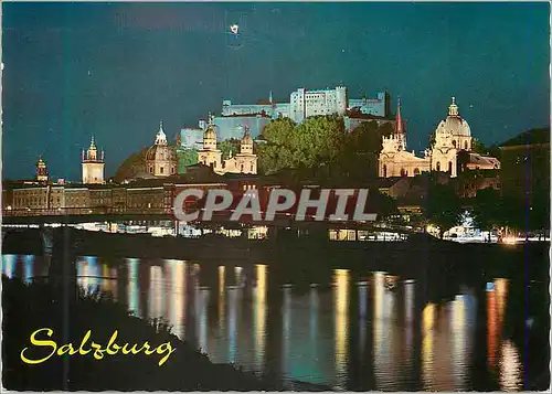 Cartes postales moderne Salzburg by Night