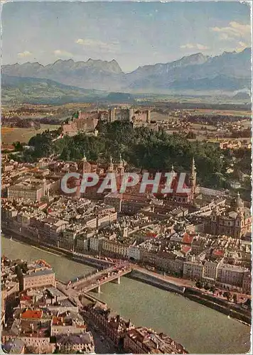 Cartes postales moderne Die Festspielstadt Salzburg Luftaufnahme