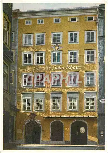 Cartes postales moderne Mozarts Geburtshaus in Salzburg