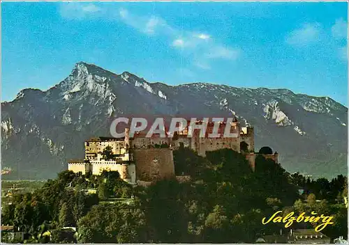 Cartes postales moderne Festspielstadt mit Festung Hohen Salzburg