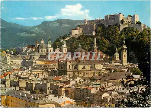 Moderne Karte Salzburg l'ancienne Ville