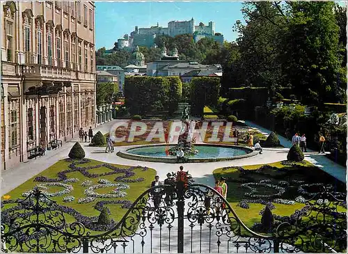Cartes postales moderne Salzburg Le Jardin Mirabell