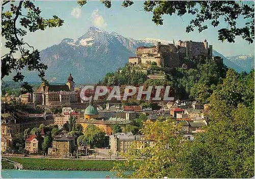 Cartes postales moderne Malerlsches Salzburg Blick Von Kapuzinerberg auf Die