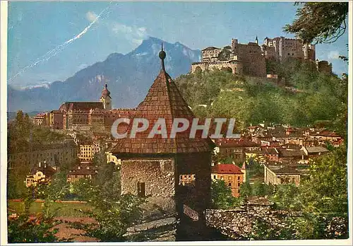 Cartes postales moderne Die Festspielstadt Salzburg Blick Von Kapuzinerberg