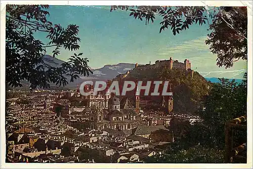 Cartes postales moderne Die Festspielstadt Salzburg Blick Von Monchsberg