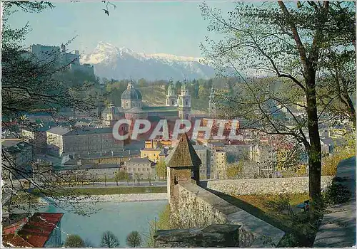 Cartes postales moderne Salzburg Wehrturn mit Nonntal und Festing