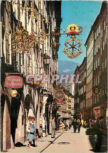 Cartes postales moderne Salzburg Getreidegasse