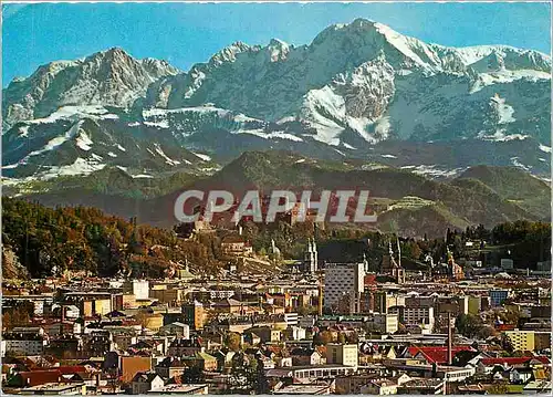 Cartes postales moderne Salzburg Die Alpenstadt mit Hohem Goll 2522m