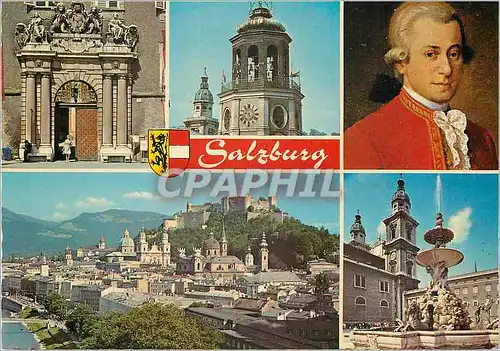 Cartes postales moderne Salzbourg Mozart
