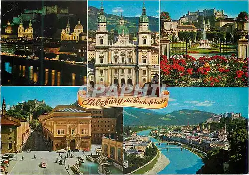 Moderne Karte Salzburg die Bischofstadt