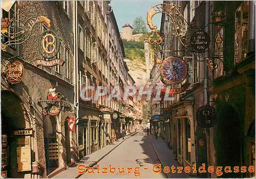 Cartes postales Ville du festival Salzburg Getreidegasse