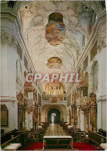 Ansichtskarte AK Salzburg Erzabtei St Peter Abteikirche Blick zur Orgel