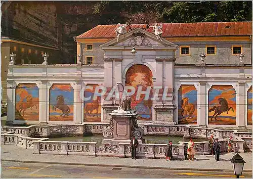 Cartes postales Salzburg l'Abreeuvoir aux Cheveaux (1695)