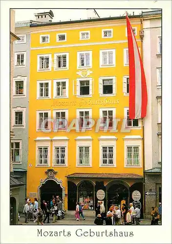 Cartes postales Mozarts Geburtshaus Salzburg Mozart's Birthplace