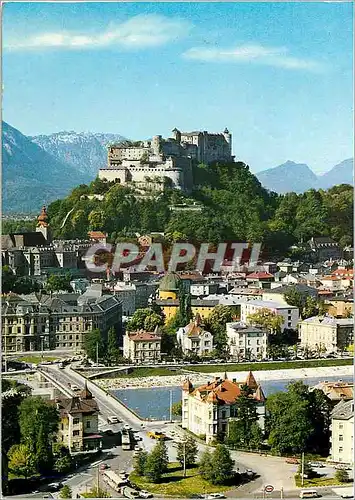 Cartes postales The Festival City of Salzburg The Fortress of Hohen Salzburg