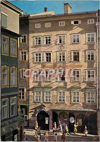 Cartes postales Mazart's (1756 1791) Geburtshaus in Salzburg Getreidegasse