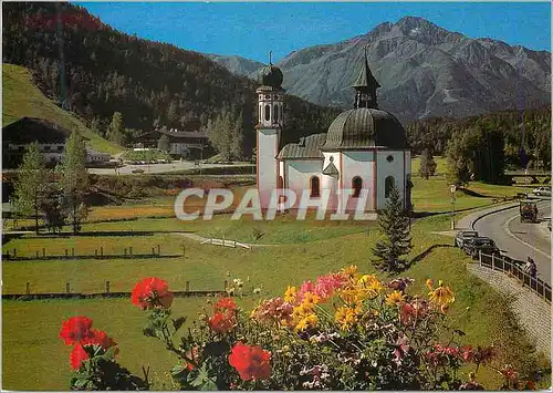 Ansichtskarte AK Seefeld 1200m Tirol La Petit Eglise (Baroque)