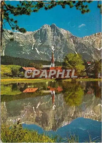 Cartes postales Seefeld iT 1200m Gegen Wettersleingebirge (Ofelekopt)