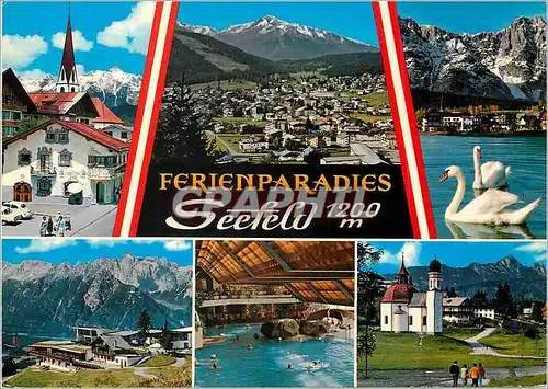 Ansichtskarte AK Ferienparadies Seefeld 1200m Tirol