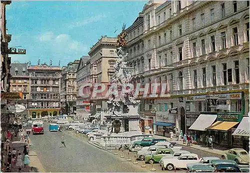 Moderne Karte Le Graben et la Colonne de La Poste Wien