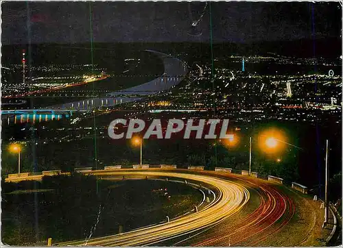 Cartes postales moderne Vienne de Nuit Vue de Hohenstrasse