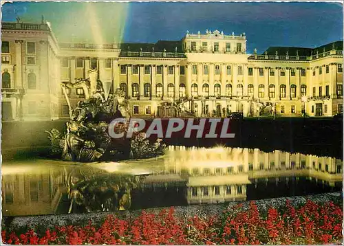 Cartes postales moderne Vienne Chateau de Schoenbrunn Nocturnelle