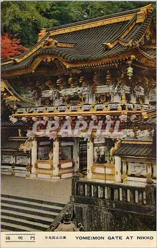 Moderne Karte Yomeimon Gate at Nikko