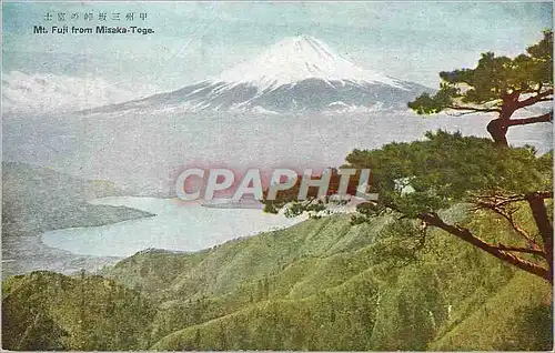 Moderne Karte Mt Fuji From Misaka Toge