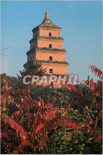 Moderne Karte Autumn of the Big Wild Goose Pagoda