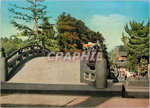 Moderne Karte The Round Bridge in Hachiman Shrine Kamakura