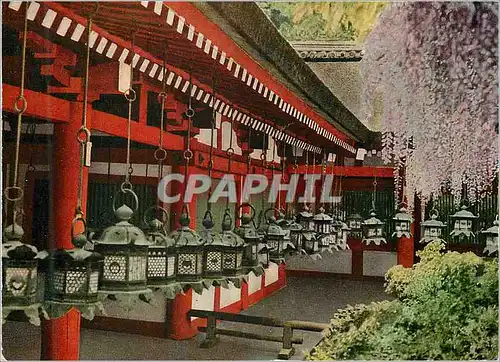 Cartes postales moderne Kasuga Shrine's Lanterna Shrine is Charmingly Decored With 1700 Old