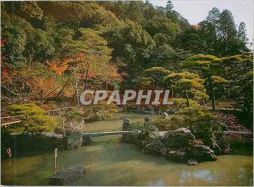 Moderne Karte Garden at Ginkaku ji Temple