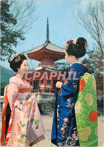 Moderne Karte Maiko or Dancing Girls of Japan