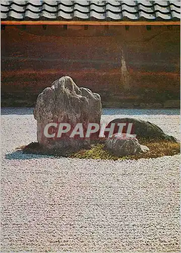 Cartes postales moderne Ryoan Ji Temple in Kyoto Rock Garden