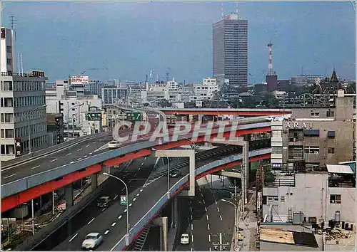 Cartes postales moderne Vite Circulation et le Gratte Ciel de Kasumigaseki