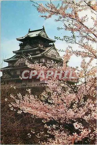 Moderne Karte OSaka Castle The famous Fine Castle Which was Built by Hideyoshi Toyotomi