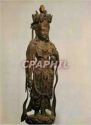 Moderne Karte Nine Headed kannon (Wooden) Horyuji